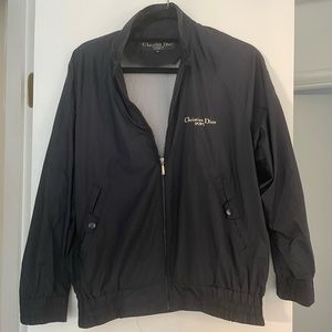 Christian Dior Sports Navy Nylon Jacket Size 90 M